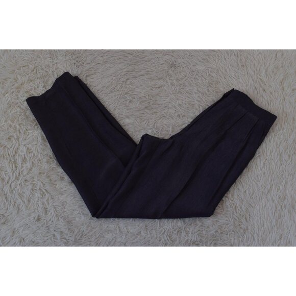 Vintage 90s Charcoal Gray Acetate/Rayon Trousers‎ size S | 26-30 waist - Picture 7 of 10